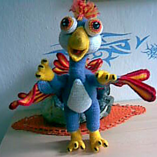 Ravelry: Prahistoric Paradise Bird pattern by Amigurumi Artist