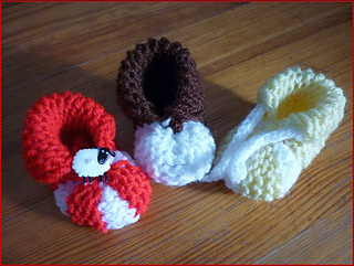 Ravelry: Baby Booties (Knitting Loom) pattern by Vickie Klement