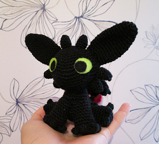 Ravelry: Toothless Amigurumi pattern by Sarselgurumi