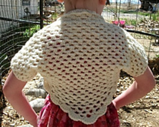 Ravelry: Crochet Girls Shrug pattern by Copper Llama Studio