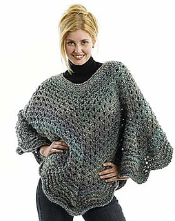 Ravelry: Martha Stewart Coming Home Poncho: Plus Size ...