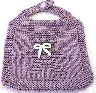 Ravelry: TEDDY BEAR - Bib Knitting Pattern pattern by ...