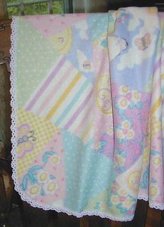 Ravelry: Fleece Baby Blanket Edging pattern by Joyce Noverr