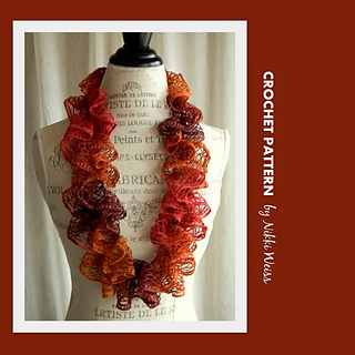 Ravelry: Sashay Infinity Ruffle Scarf pattern by Nikki Weiss