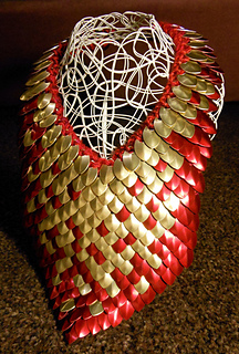 Ravelry: Scale Mail Neck Piece pattern by CraftyMutt