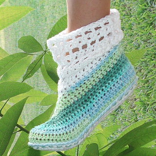 crochet booties for adults