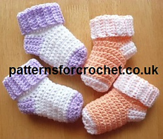 Ravelry: PFC64 Baby Socks pattern by Patternsfor Designs