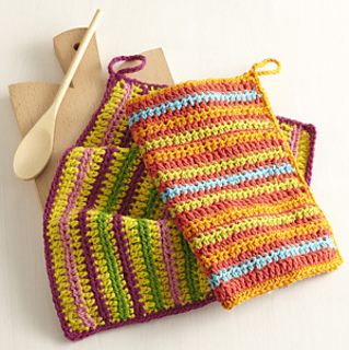 Ravelry: Fiesta Dishcloths pattern by Lion Brand Yarn