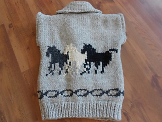 Ravelry: Wild Horses Vest pattern by Susan Springett
