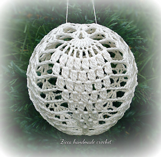 Ravelry: Crochet christmas ball ornament pattern by Ilona ...